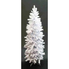 6.5' Slim White Pine Tree Silk