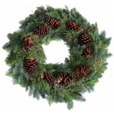 Multi Cone Christmas Wreath