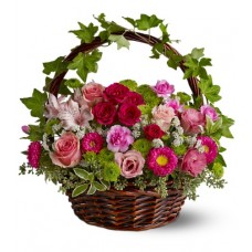 Canadian Basket of Blooms by Toronto Florist