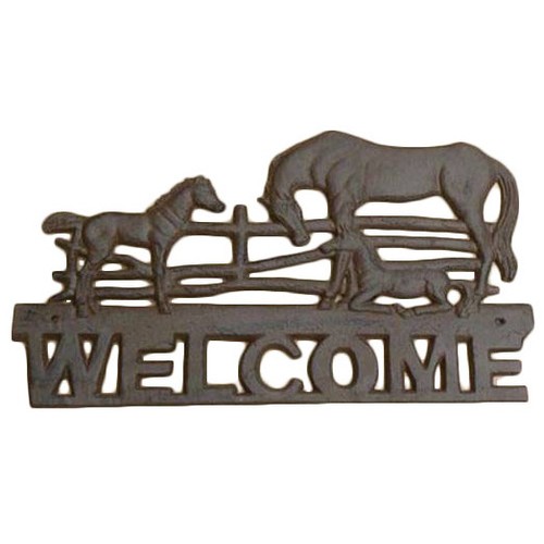 Cast Iron Horses Welcome 