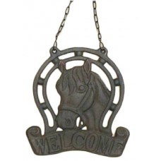 Cast Iron horse Welcome