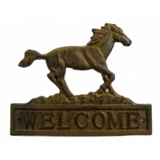 Cast Iron Horse Welcome Home