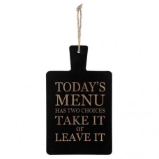 Today's Menu Gourmet Cutting Board